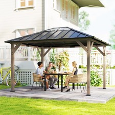 Hardtop Gazebo with Galvanized