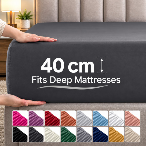 Extra deep fitted sheet - extra, 40cm