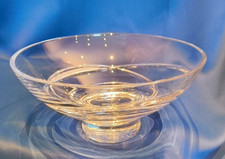 Vintage Jasper Conran Aura? Wedgwood? Crystal Glass 22cm Bowl