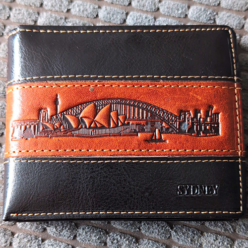 Men leather bifold wallet - bifold,