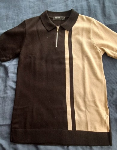 Boohooman knitted zip top - zip,