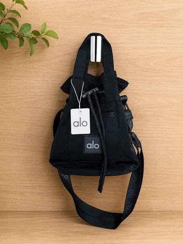 Alo yoga black bucket - bucket, bag