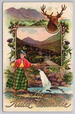 Edwardian Scottish Lady Tartan