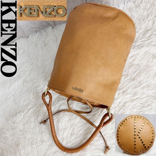 Kenzo logo studs drawstring - logo,