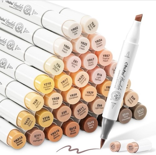 Ohuhu skin tone colors - ohuhu,