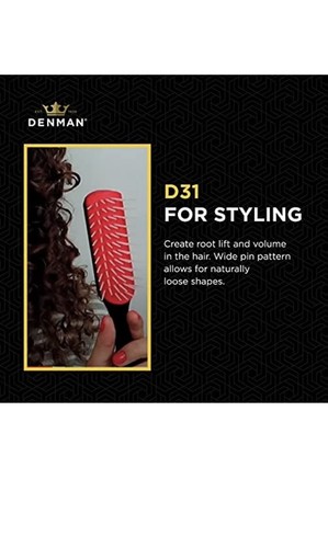 Denman curly hairbrush - denman, d14