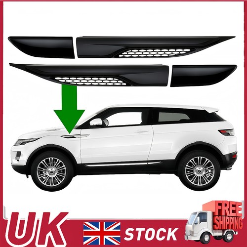 Black side wing door vent - side,