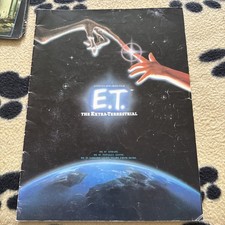 E.T. The Extra-Terrestrial-ORIGINAL CINEMA PROGRAMME (1982) SPIELBERG