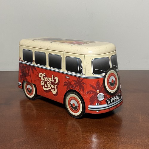 Red volkswagen camper - camper, van