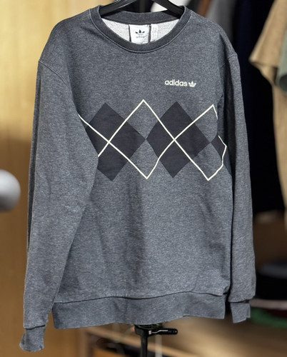 Adidas men grey crew neck - adidas, men's