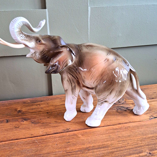 Royal dux porcelain elephant - royal,