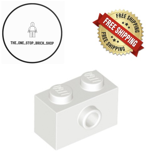 Lego white brick modified - white,
