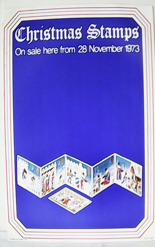 Post office christmas stamps - post,