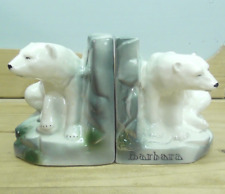 Pair Bretby Polar Bear Book