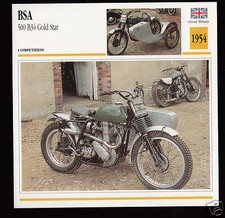 1954 bsa 500cc b34 - b34, gold