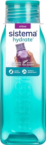 Sistema square water bottle - square,