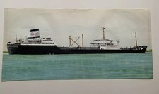 Esso Rotterdam Steam Turbine Oil Tanker Watercolour Painting 1960’s