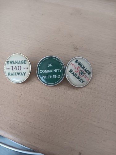 Swanage railway badges - railway,