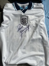 Paul Gascoigne Hand Signed COA
