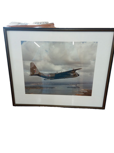 Framed photo raf hercules - raf,