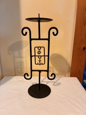 Black Metal Candle Holder