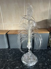 Hummingbird Fiber Optic Table Lamp/Night Light Batteries Req. Used See Photos 