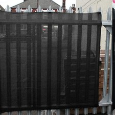 80% Privacy Shade Screening Netting Windbreak Fabric Garden Net Black 2m x 5m