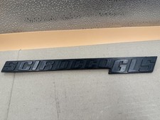 VW SCIROCCO GLS BADGE EMBLEM