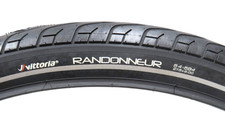 Vittoria Randonneur Tyre 27.5x2" Rigid Reflective Strips Road Tread Black -H