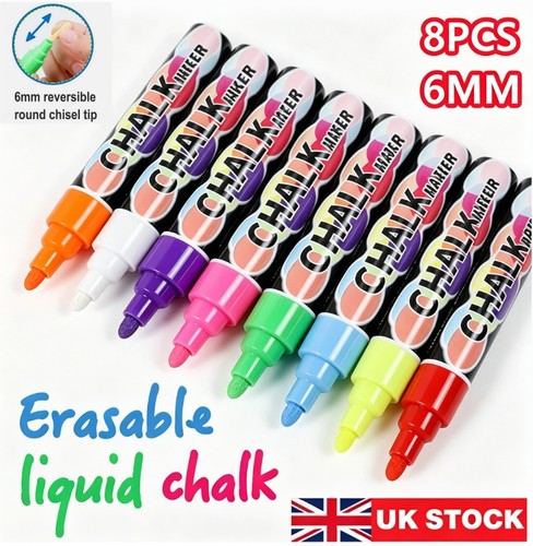Pack liquid chalk - liquid, marker