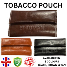 Faux leather tobacco pouch - pu,