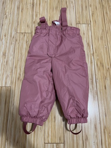 Snow pants pink - pink, suspenders