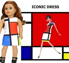 * 18" doll clothes Mondrian