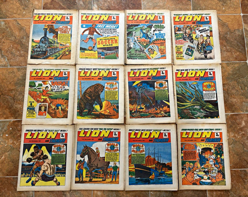 Lion and thunder comic book - lion,