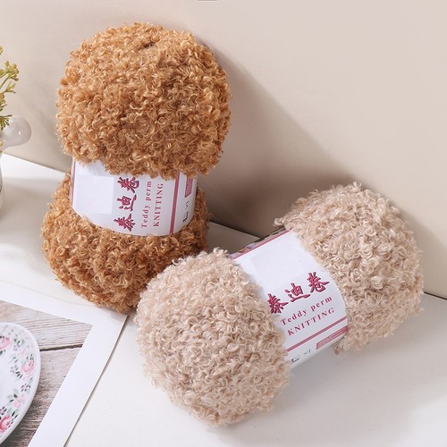 100g wool loop - yarn, curly