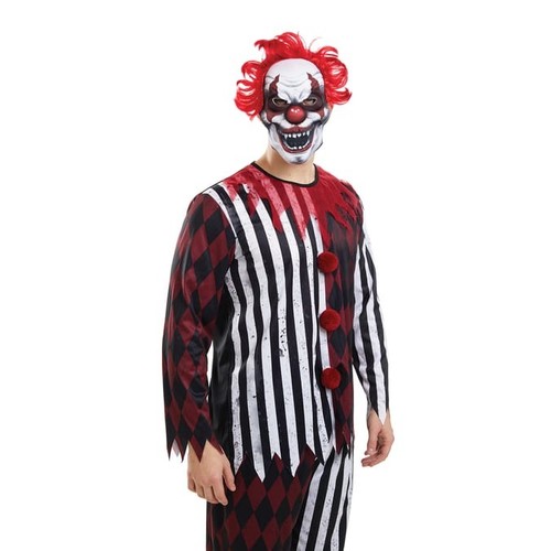 Scary red black - red, clown