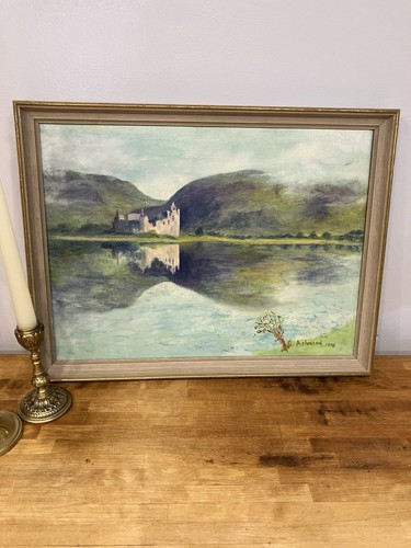 Oil acylic canvas - oil/acylic, scotland