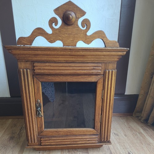Oak grandfather clock case - oak,