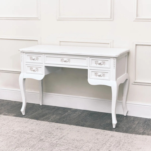 Antique large white ornate