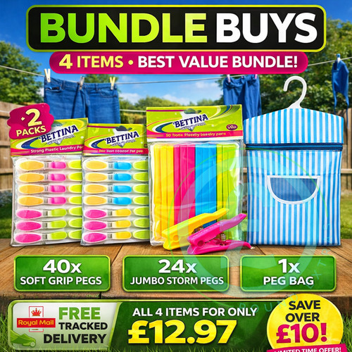 Clothes peg bundle soft - clothes,