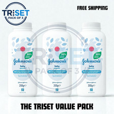Johnsons Baby Powder Pack of 3