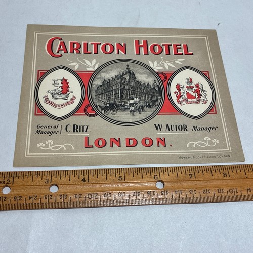 Vintage carlton hotel london - vintage,