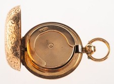 Very rare 15ct gold sovereign coin case/holder