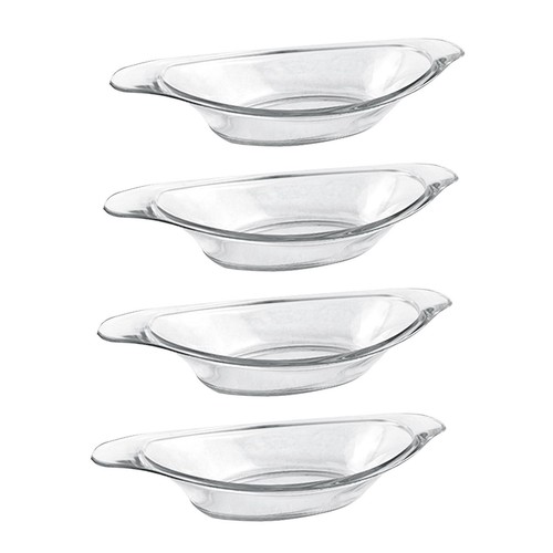 4pcs banana split bowls - bowls, sundae