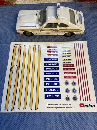 Police car decals fit - car, to