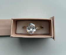 QVC Diamonique 4.3ct gold