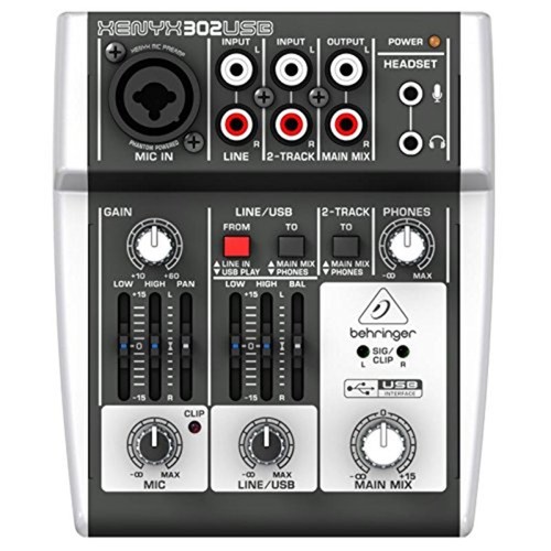 Behringer xenyx 302usb mixer - 302usb,