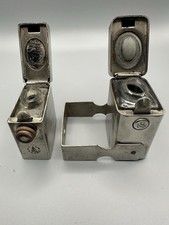 Two Vintage Metal Travelling