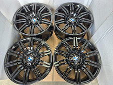 4x BLACK GENUINE BMW M SPORT