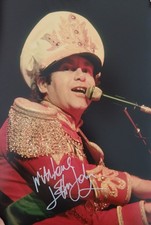 Elton John Signed Autographed 12 x 8 inch Photo with COA